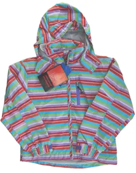 Ny Outburst stribet regnjakke str. 128